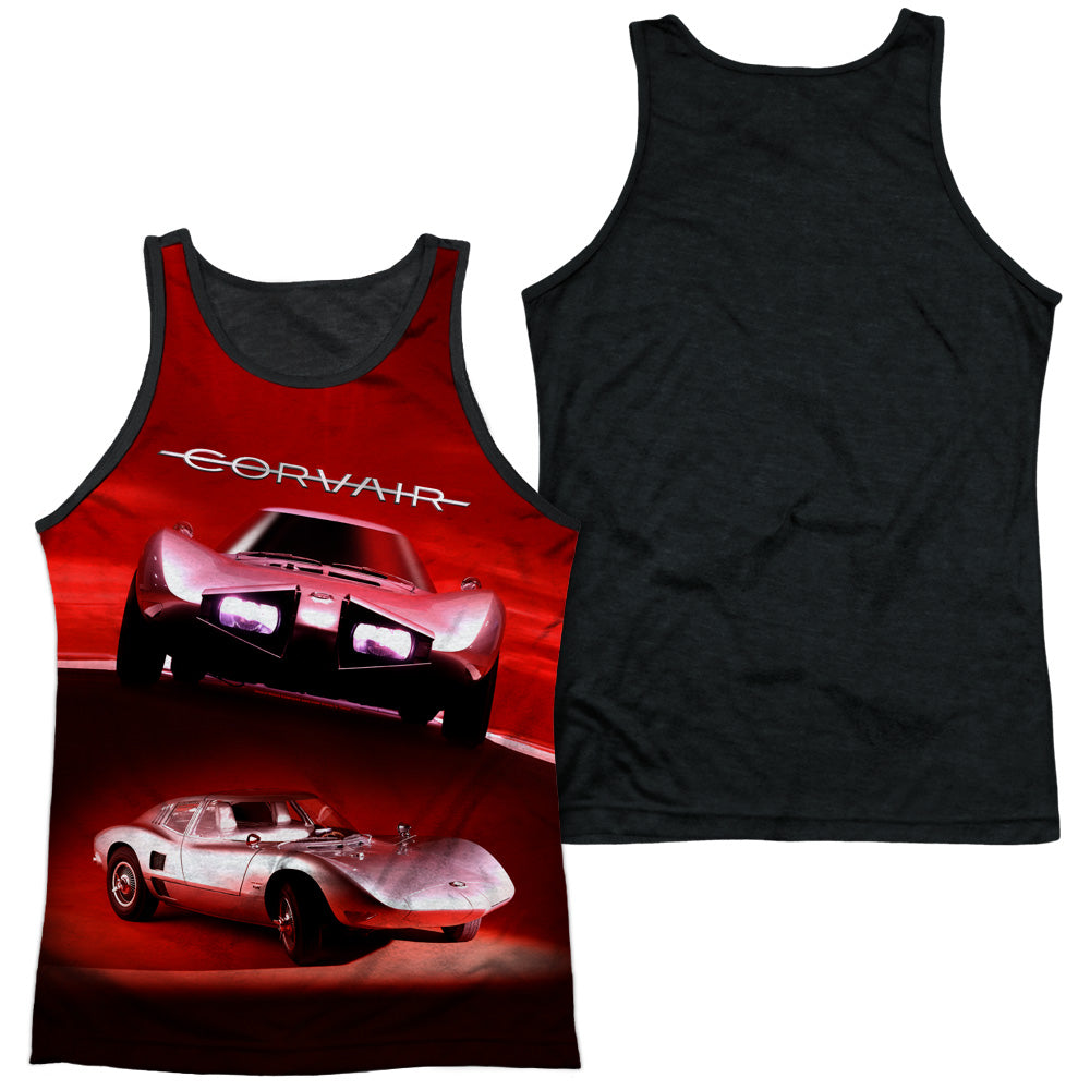Adult 100% Poly Tank Top Black Back