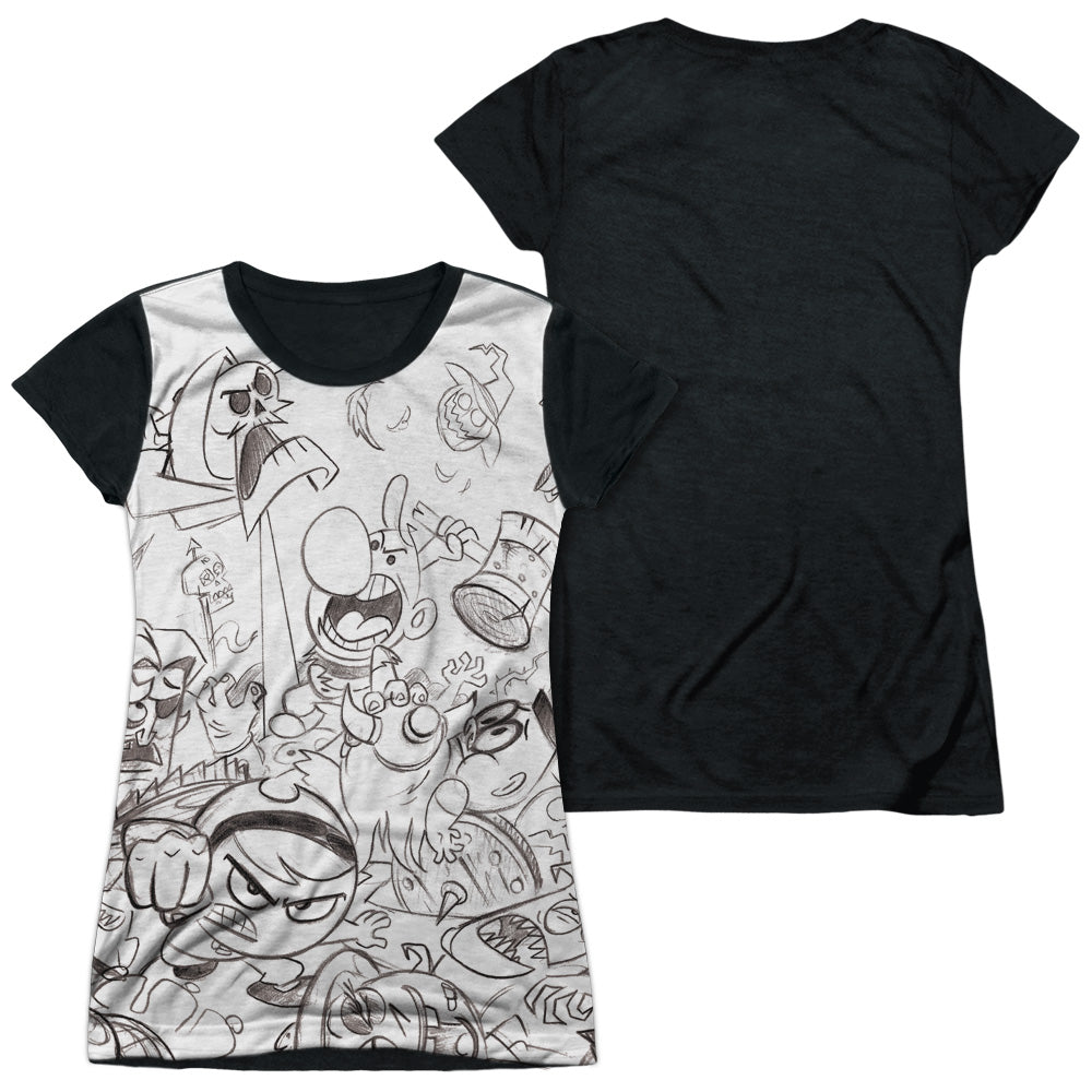 Junior Cap Sleeve 100% Poly Black Back