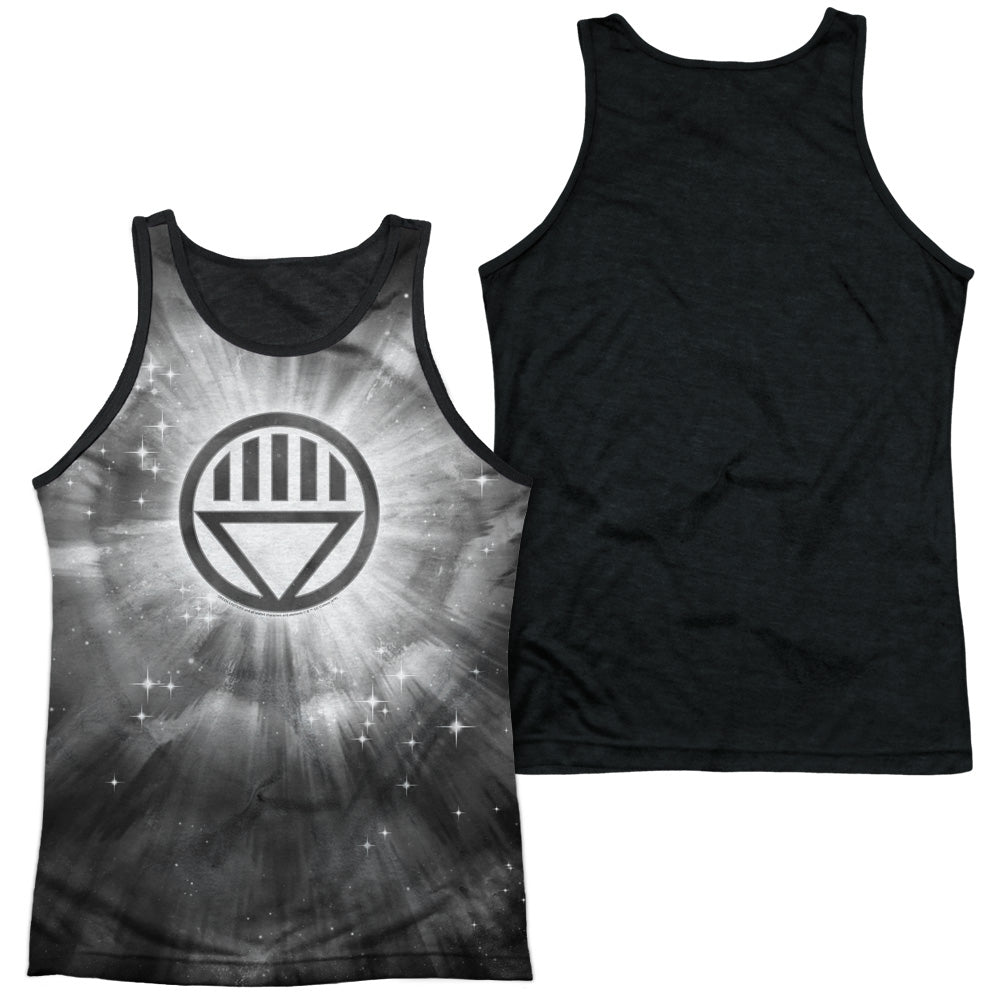 Adult 100% Poly Tank Top Black Back