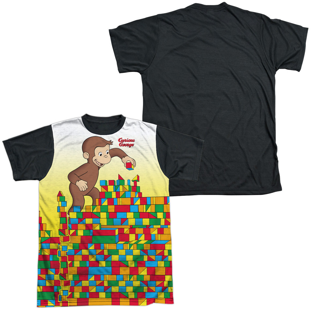 Adult Regular Fit Short Sleeve 100% Poly Black Back