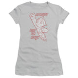 Juniors Sheer Cap Sleeve