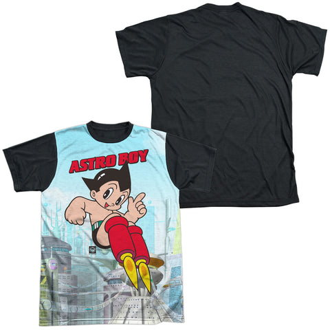 Adult Regular Fit Short Sleeve 100% Poly Black Back