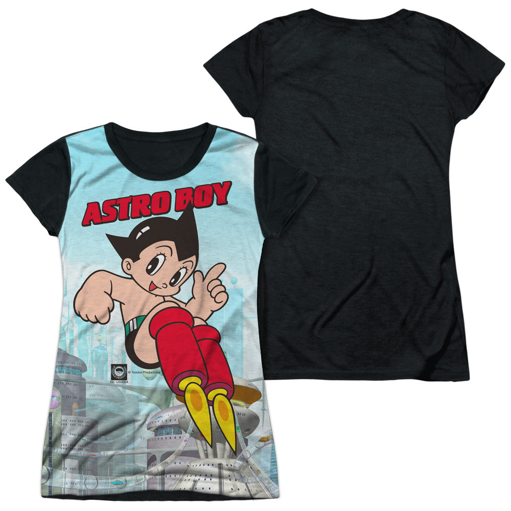 Junior Cap Sleeve 100% Poly Black Back