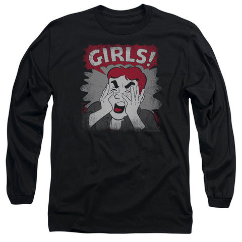 Archie Comics/girls! - L/s Adult 18/1 - Black