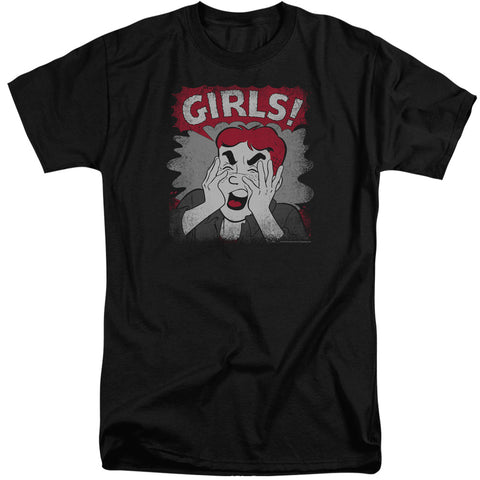 Archie Comics/girls!-s/s Adult Tall-black