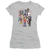 Juniors Sheer Cap Sleeve