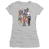 Juniors Sheer Cap Sleeve
