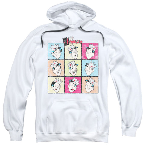 Archie Comics/jug Heads-adult Pull-over Hoodie-white