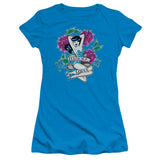 Juniors Sheer Cap Sleeve