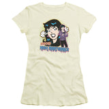 Juniors Sheer Cap Sleeve