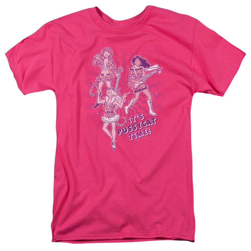 Archie Comics/its Pussycat Time - S/s Adult 18/1 - Hot Pink