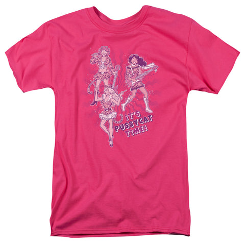 Archie Comics/its Pussycat Time - S/s Adult 18/1 - Hot Pink