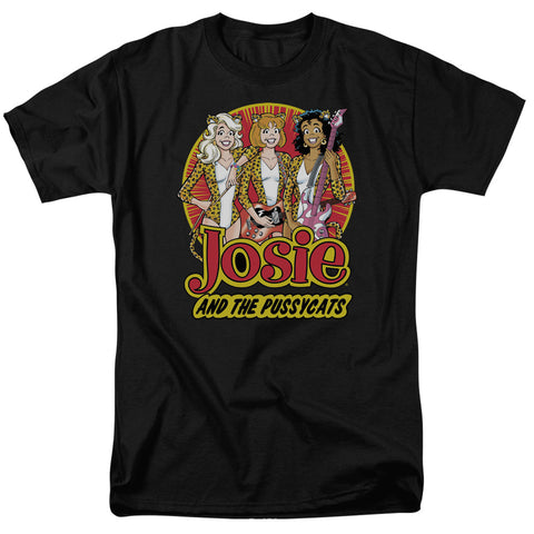 Archie Comics/power Trio - S/s Adult 18/1 - Black