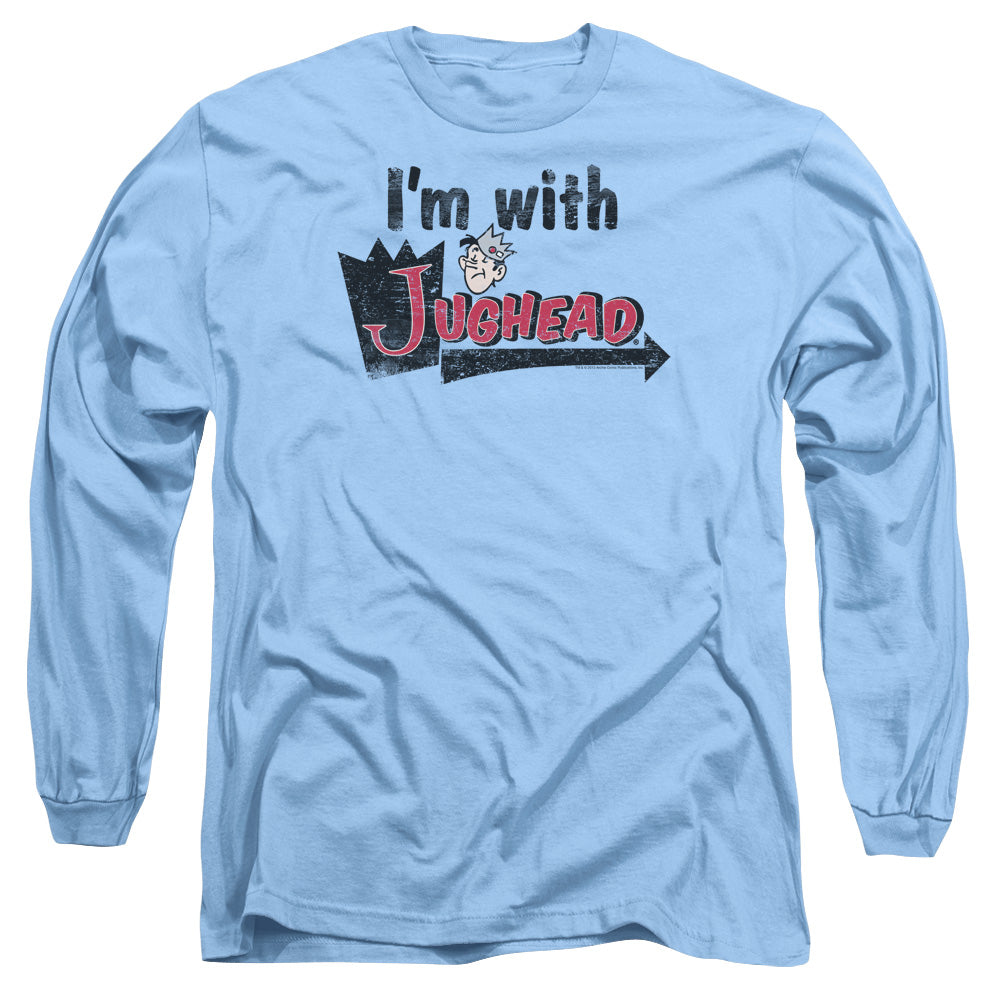 Archie Comics/im With Jughead - L/s Adult 18/1 - Carolina Blue