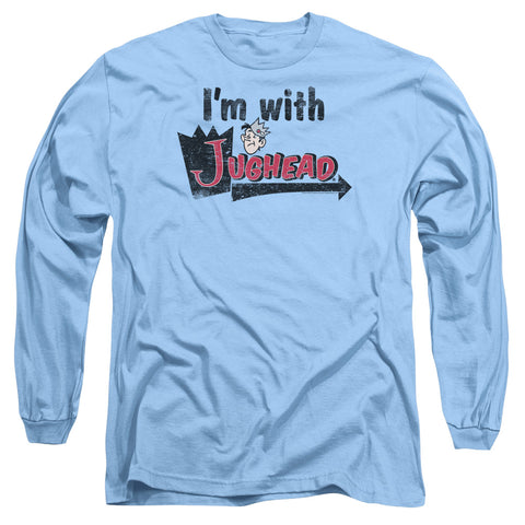 Archie Comics/im With Jughead - L/s Adult 18/1 - Carolina Blue