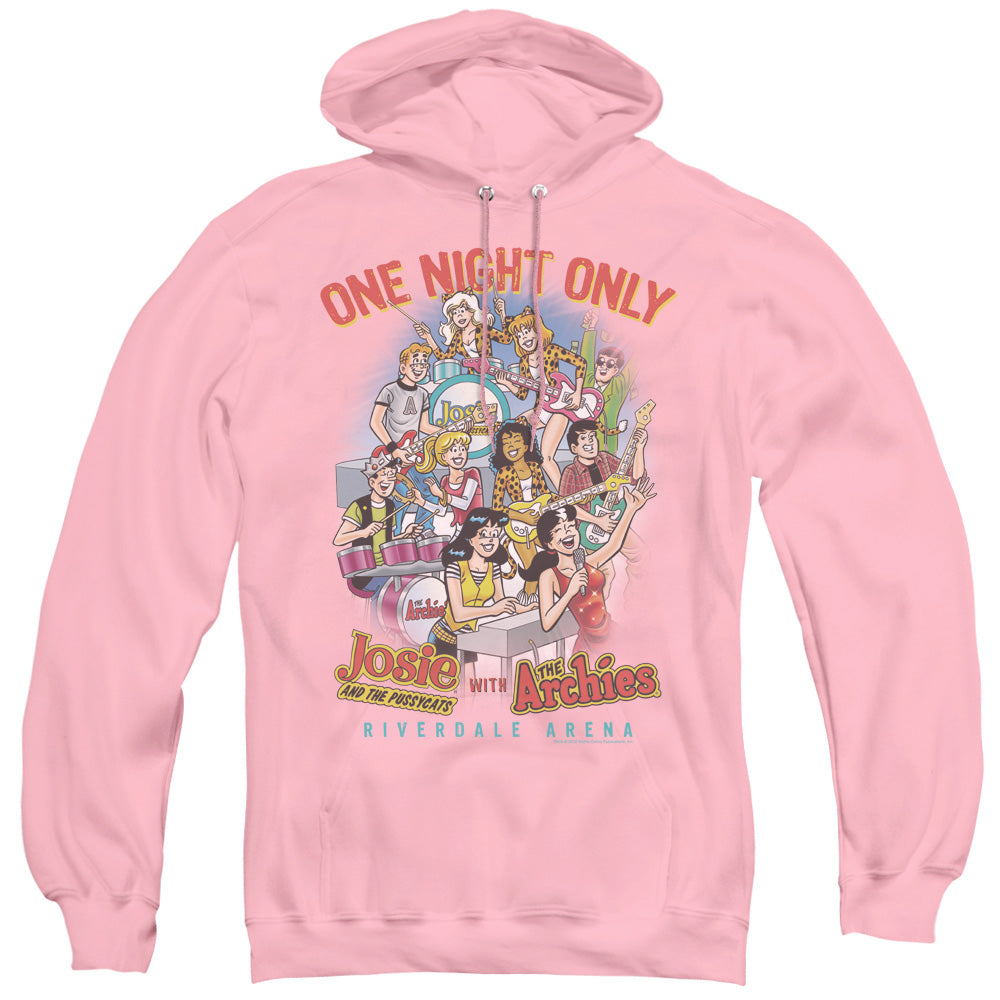 Archie Comics/one Night Only - Adult Pull-over Hoodie - Pink