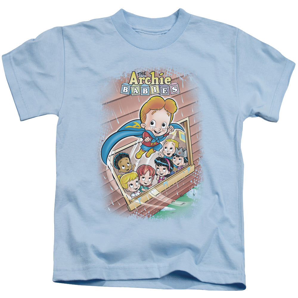 Archie Babies/rainy Day Hero - S/s Juvenile 18/1 - Light Blue