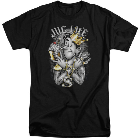 Archie Comics/jug Life-s/s Adult Tall-black