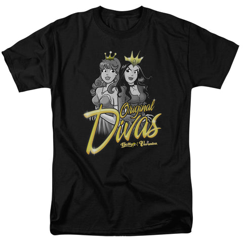 Archie Comics/original Divas - S/s Adult 18/1 - Black