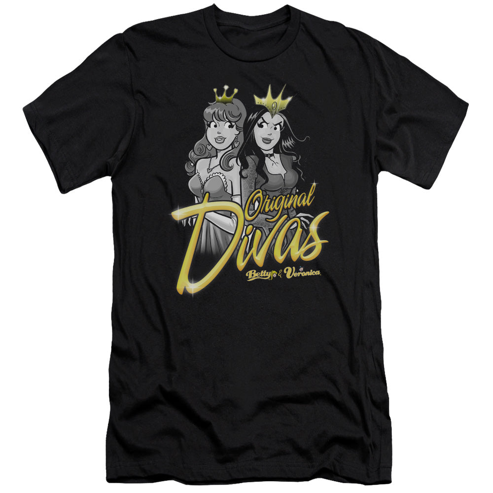 Archie Comics/original Divas - S/s Adult 30/1 - Black