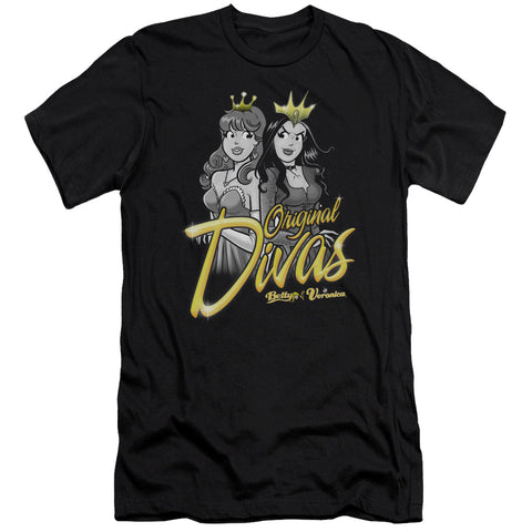 Archie Comics/original Divas - S/s Adult 30/1 - Black