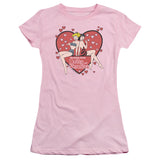 Juniors Sheer Cap Sleeve