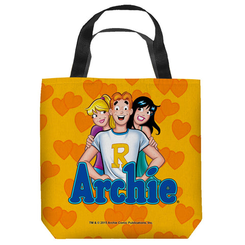 ARCHIE COMICS-LOVE TRIANGLE - TOTE BAG - 13x13