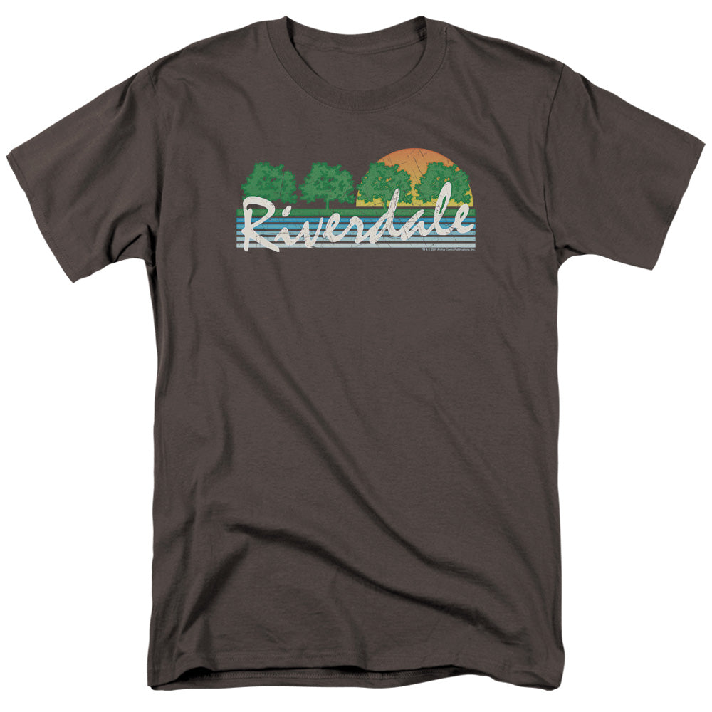 Archie Comics/riverdale Vintage Tourist Tee-s/s Adult 18/1-charcoal