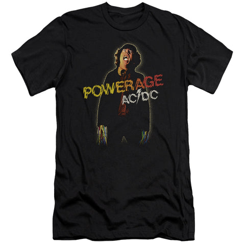 Acdc/powerage-premuim Canvas Adult Slim Fit 30/1-black