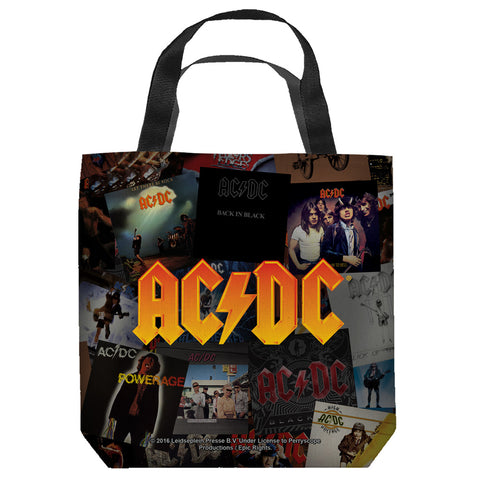 ACDC-ALBUMS - TOTE BAG - 16x16