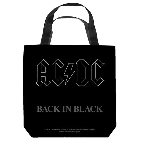 Acdc/back In Black - Tote Bag
