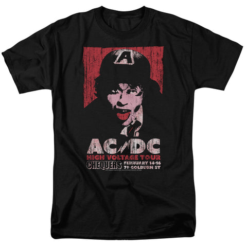 Acdc/high Voltage Live 1975-s/s Adult 18/1-black