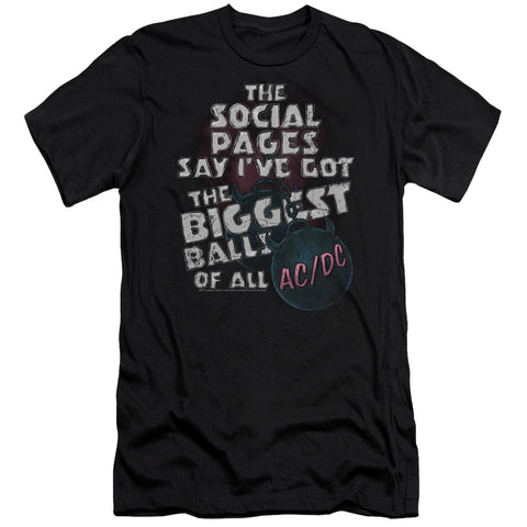 Acdc/big Balls-hbo S/s Adult 30/1-black