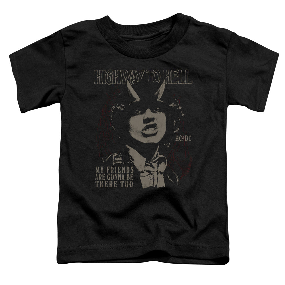 Acdc/my Friends-s/s Toddler Tee-black