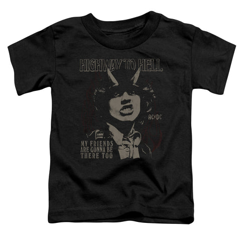 Acdc/my Friends-s/s Toddler Tee-black
