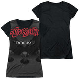 Junior Cap Sleeve 100% Poly Black Back