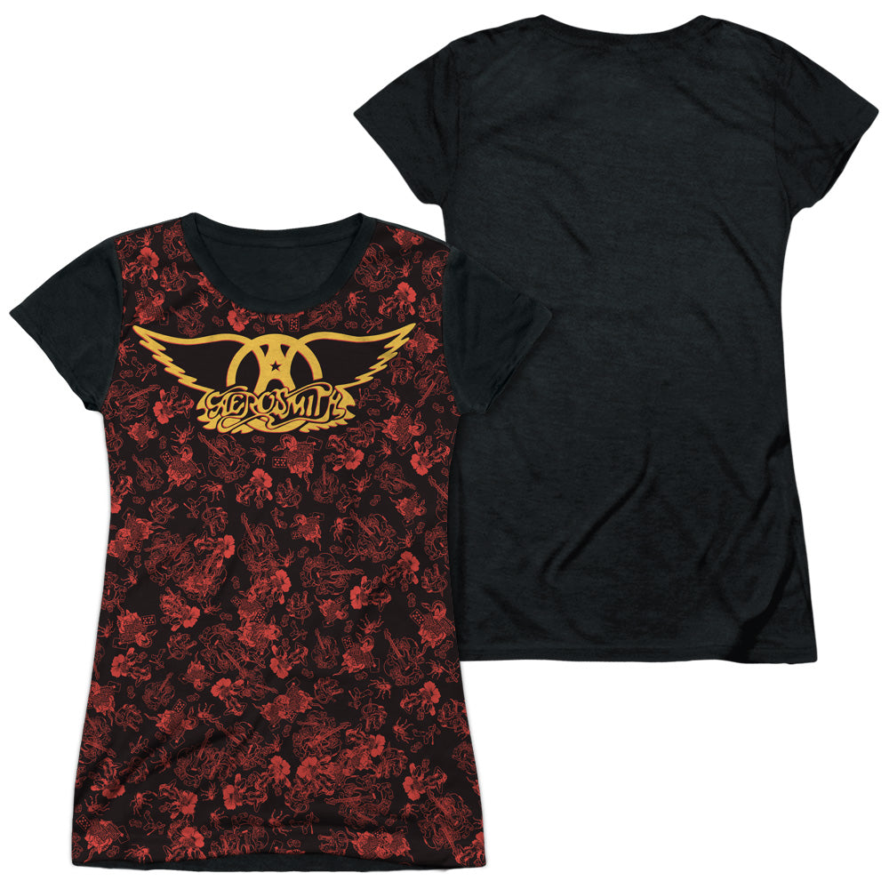 Junior Cap Sleeve 100% Poly Black Back