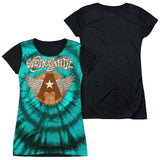 Junior Cap Sleeve 100% Poly Black Back