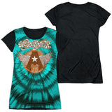 Junior Cap Sleeve 100% Poly Black Back