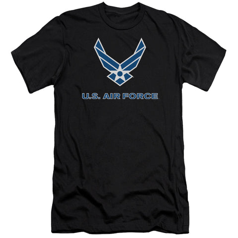 Air Force/logo-premuim Canvas Adult Slim Fit 30/1-black