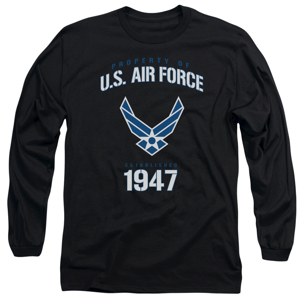 Air Force/property Of-l/s Adult 18/1-black