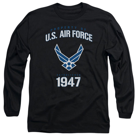 Air Force/property Of-l/s Adult 18/1-black