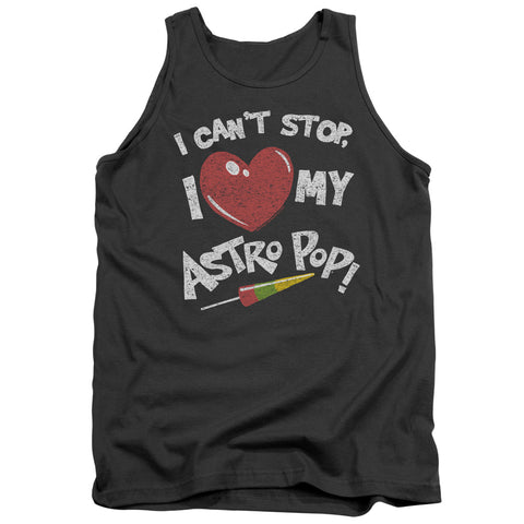 Astro Pop/i Heart-adult Tank-charcoal