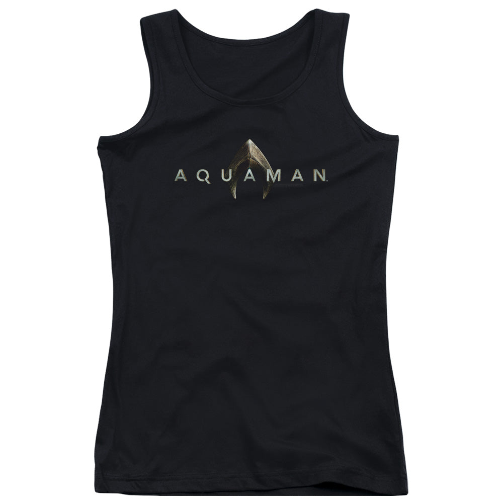 Aquaman Movie/logo-juniors Tank Top  -black