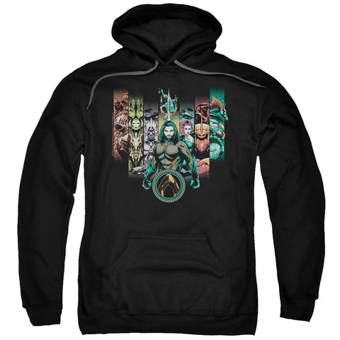 Aquaman Movie/unite The Kingdoms-adult Pull-over Hoodie-black