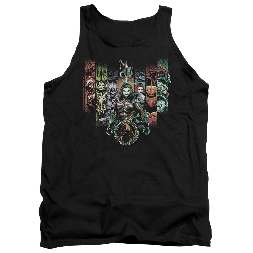 Aquaman Movie/unite The Kingdoms-adult Tank-black