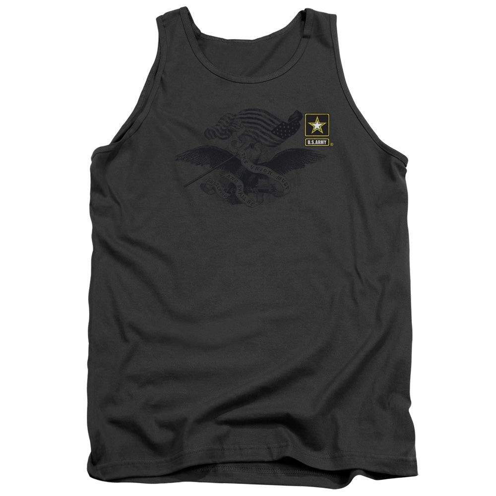 Army/left Chest - Adult Tank - Charcoal