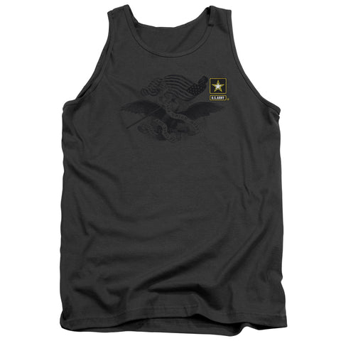Army/left Chest - Adult Tank - Charcoal