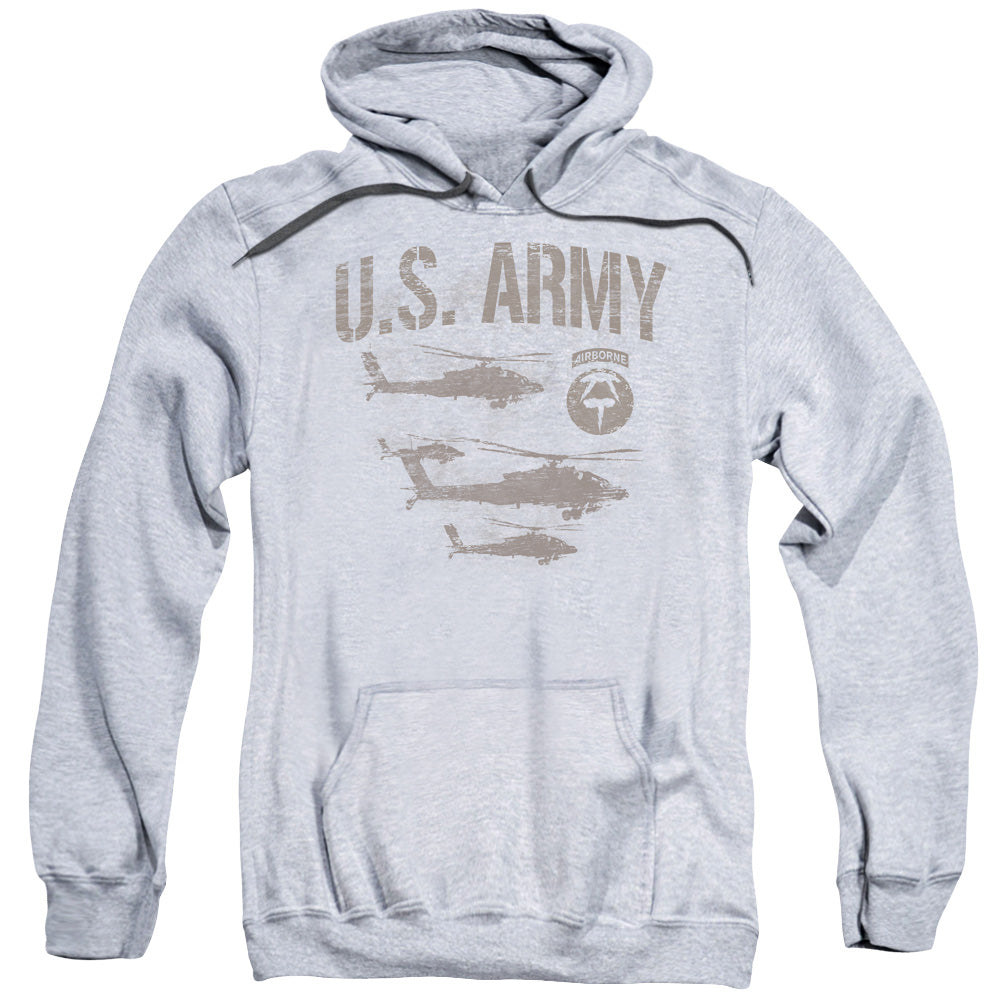 Army/airborne-adult Pull-over Hoodie-athletic Heather