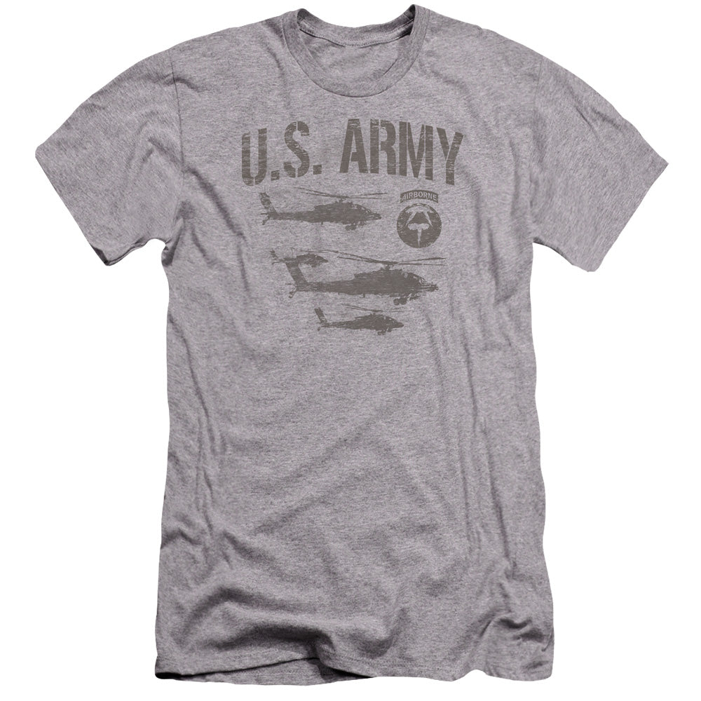 Army/airborne-premuim Canvas Adult Slim Fit 30/1-athletic Heather